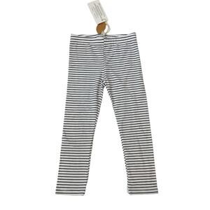 NWT Greige 4T Black Stripe Bamboo Legging